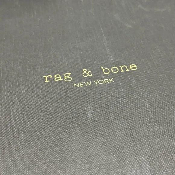 rag & bone Brown Tan Combat Boots with padded tongue laced up Classic Styling - Picture 6 of 6